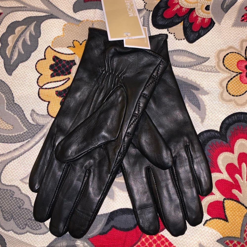 QUILTED LEATHER GLOVES - Picture 3 of 3